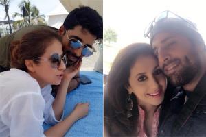 Candid clicks! Urmila Matondkar's lovey-dovey pictures with her husband