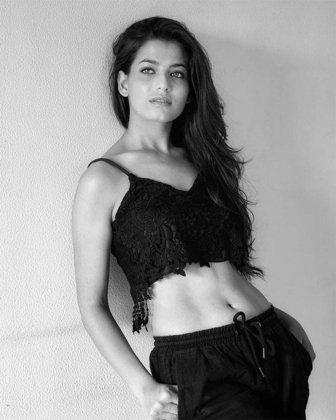 She captions this photo, 