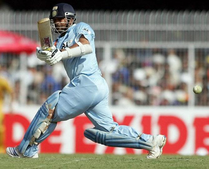 Sachin Tendulkar is the highest run getter in ODIs between the two teams with 3077 runs in 71 matches.