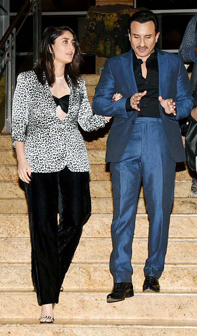 Saif Ali Khan and Kareena Kapoor Khan were spotted in Bandra for a brand shoot. It was reported recently the couple was approached by a popular baby-care brand and offered a staggering amount of Rs 1.50 crore for the same, all thanks to the massive following and popularity of their munchkin, Taimur Ali Khan. All pictures courtesy: Yogen Shah