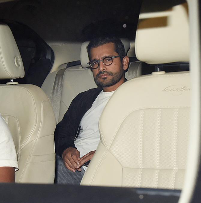 Director Shakun Batra, who's next film will star Deepika Padukone, Ananya Panday and Siddhant Chaturvedi, attended Sidharth Malhotra's birthday bash.