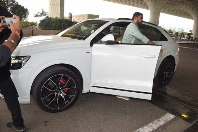 Indian cricket captain Virat Kohli was recently seen with his brand new SUV - an Audi Q8
