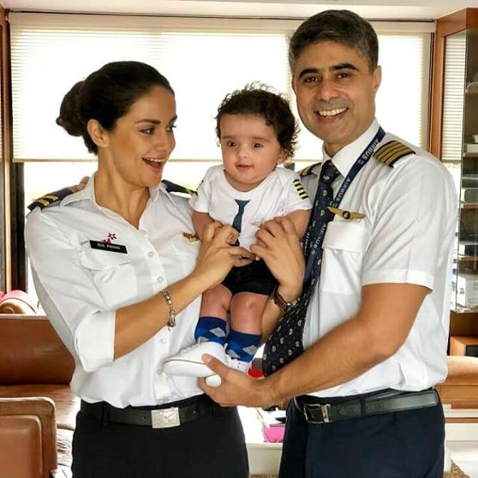 Gul Panag and Rishi Attari were blessed with a baby boy in early 2018. In this digital era, where keeping things away from the media glare is a tad difficult, Panag successfully managed to keep the news of her motherhood a secret. They named their son Nihaal.