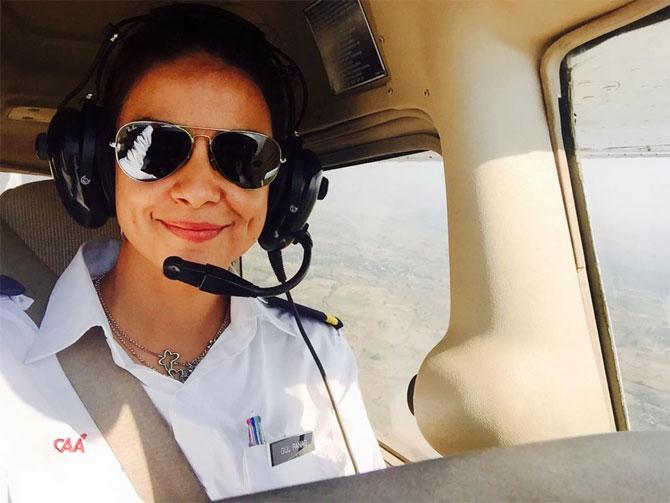 Gul Panag's husband, Rishi Attari is also a pilot. But according to Gul, the two, unfortunately, can't enjoy a flight together. 