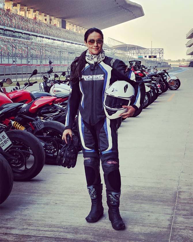 Talking about her love for riding bikes, Gul said, 
