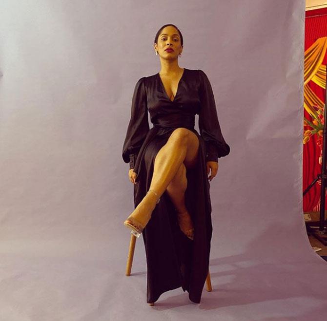 Designer Masaba Gupta posted a picture and gave a bit of advice along with wishing everyone a happy new year. She said, 