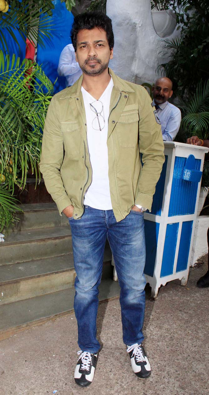 Nikhil Dwivedi also happened to be at the bash. The Hate Story actor opted for a white t-shirt, grey jacket, and denim for the party.