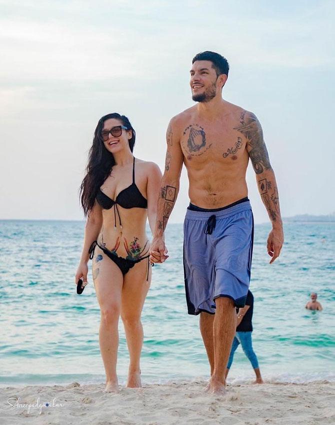 On the personal front, Krishna Shroff has been dating professional basketball player Eban Hyams for a while now. The couple is quite open about their relationship and keeps sharing pictures on social media. Speaking about Eban, Krishna says that he's interested in films but currently 