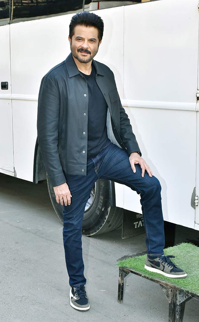 Anil Kapoor was all smiles as he promoted Malang in Goregaon.