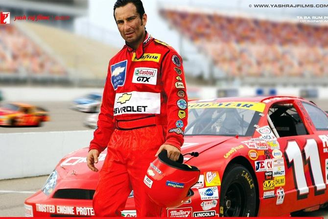 Ta Ra Rum Pum (2007): Apart from cricket, football, and hockey, Bollywood has often been accused of neglecting other sports. Ta Ra Rum Pum is one notable exception. The Saif Ali Khan and Rain Mukerji-starrer is based on car racing. Rajveer Singh (Saif Ali Khan) is a successful car racer, winning 50 races and is happily married to Shona (Rani Mukerji) and has two cute kids. Tragedy strikes Rajveer's life, knocking him out of the race track. Rajveer has to fight back and overcome his fear of getting hurt to ensure his survival. Ta Ra Rum Pum was one of the highest-grossing films of 2007.
