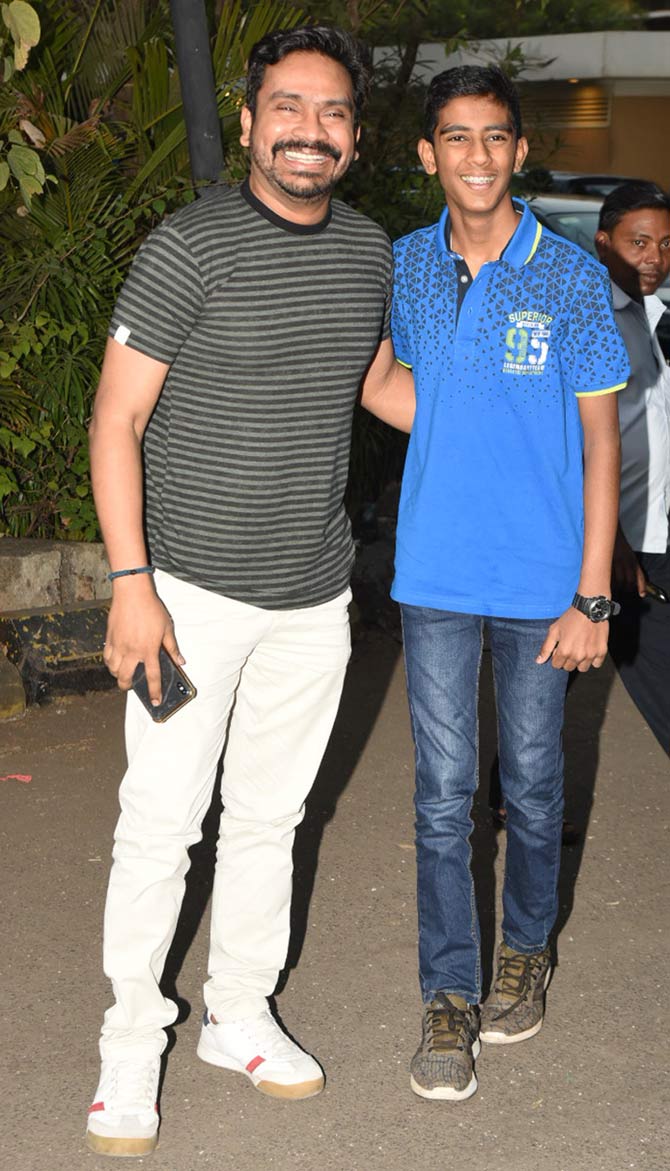 Mushtaq Sheikh, who is Ekta Kapoor's one of the close friends, was also clicked at the bash.