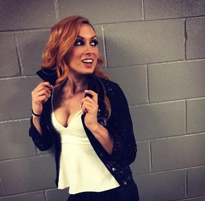 670px x 656px - PHOTOS: Did you know WWE female superstar Becky Lynch was a flight  attendant?