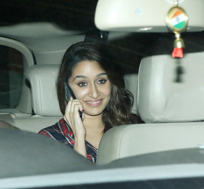 Shraddha Kapoor and Ranbir Kapoor were clicked at Luv Ranjan's residence in the city. On the work front, the actress is currently basking the success of Street Dancer 3D.