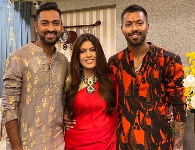 On Diwali 2019, Hardik Pandya posted a series of photos with the caption: Happy Diwali everyone from Pandyas. Love and respect to all