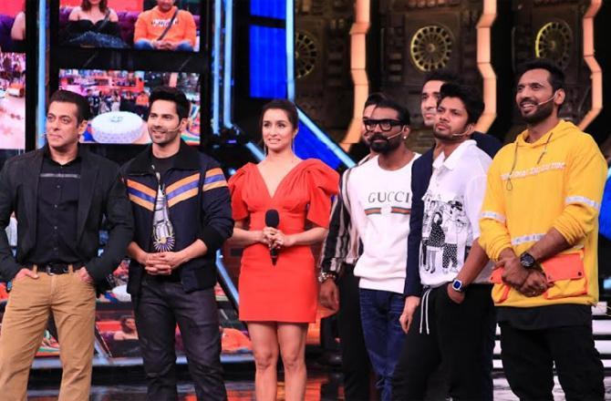Week 18 in the Bigg Boss house started off with some lovely guests coming on the show. The cast and crew of Street Dancer 3D, including actors Shraddha Kapoor and Varun Dhawan, Raghav Juyal, Salman Yussuf Khan, and director Remo D'Souza, entered the Bigg Boss 13 house.