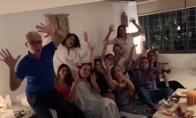 During the holiday season of December 2018, Masaba Gupta was seen enjoying her vacations and bonding with her family and friends over food. Masaba shared a boomerang video where all the members of her family can be seen waiting to strike a conversation over all things food!





