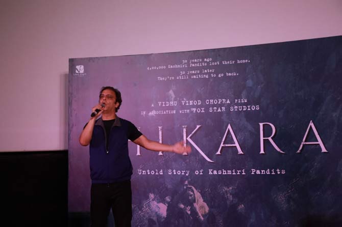 Shikara addresses the issue of ethnic cleansing and riots that took place in 1989 in Kashmir. The film chronicles the exodus of Kashmiri Pandits from Kashmir on the night of January 19, 1990, through the story of Shiv Kumar Dhar (essayed by Aadil Khan) and Shanti Dhar (essayed by Sadia). It also shows the layers of blooming romance in the conflict-ridden state of Kashmir. 3 Idiots producer has directed, edited and produced Shikara in association with Fox Star Studios. It will open on February 7.