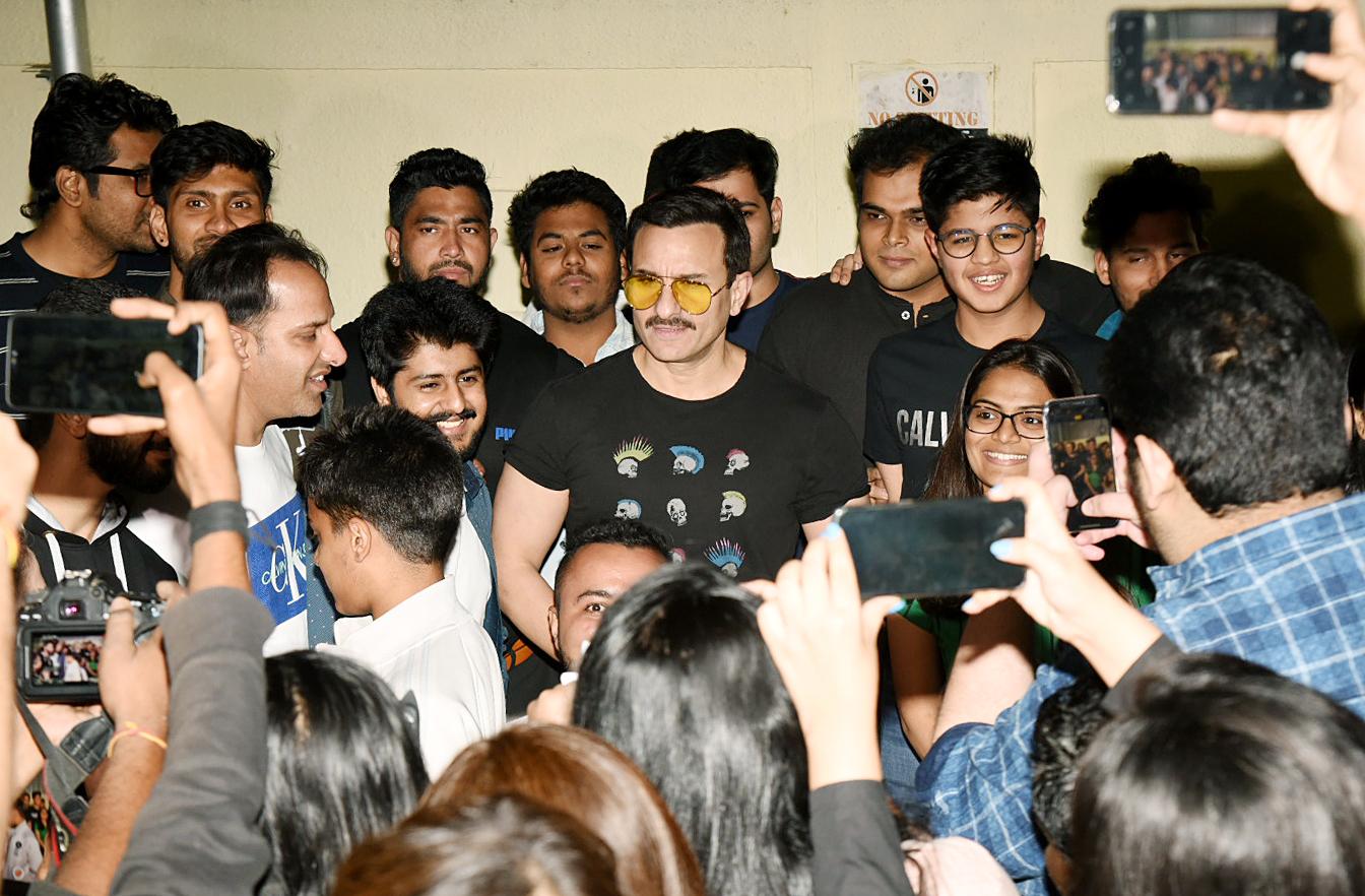 The makers of Jawaani Jaaneman hosted a special screening of the movie, and it was attended by Saif Ali Khan, Kareena Kapoor, Alaya F, Pooja Bedi, Farhan Furniturewala, Maneck Contractor, Chunky Panday and many Bollywood celebrities. All pictures/Yogen Shah