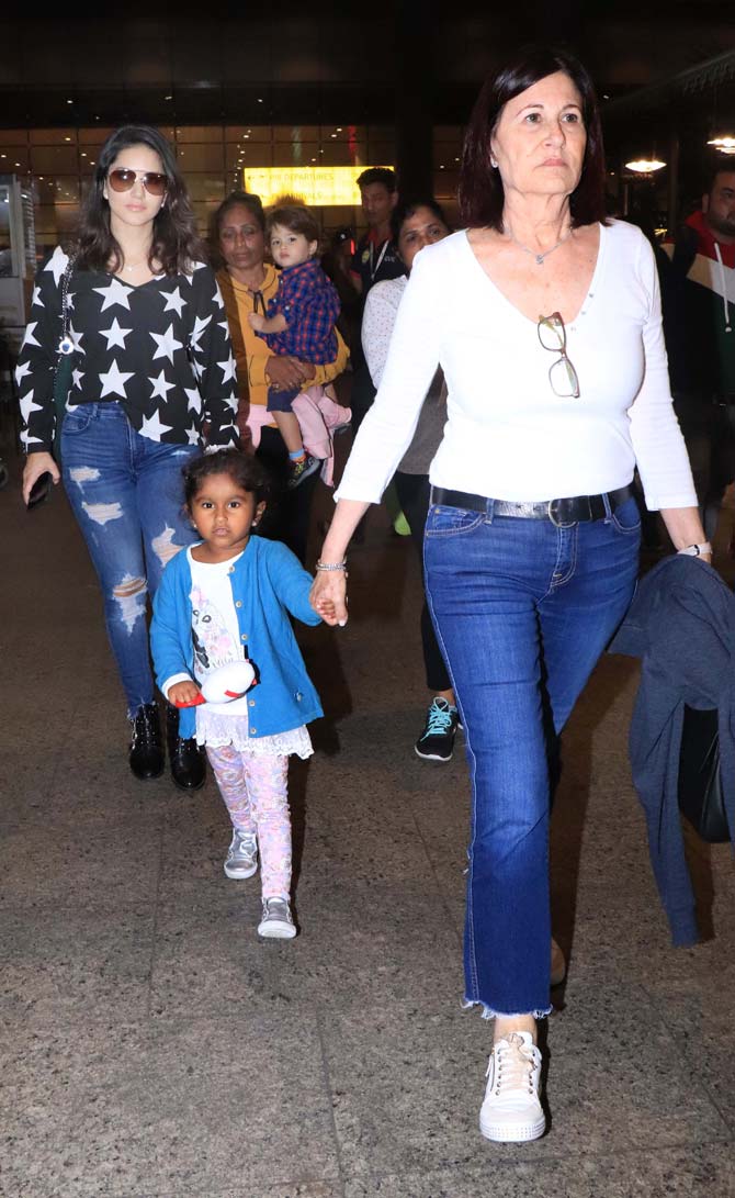 Sunny married Daniel in 2011. Apart from the twins, the couple also has a daughter - Nisha Kaur Weber, whom they adopted from a village in Latur district. Her twins were born through surrogacy in March 2018. Sunny is quite active on social media and often shares adorable pictures of her husband and little trio.