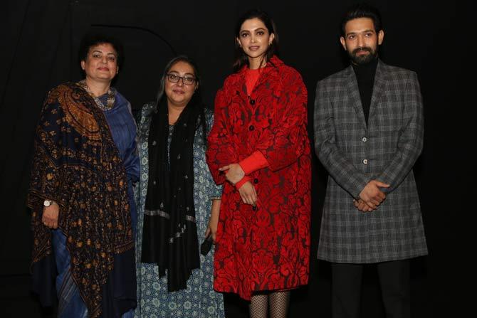 Directed by Meghna Gulzar, produced by Fox Star Studios, Deepika Padukone's KA Production, Meghna Gulzar and Govind Singh Sandhu's Mriga Films, written by Atika Chohan and Meghna Gulzar, Chhapaak is set to hit theatres on January 10, 2020.