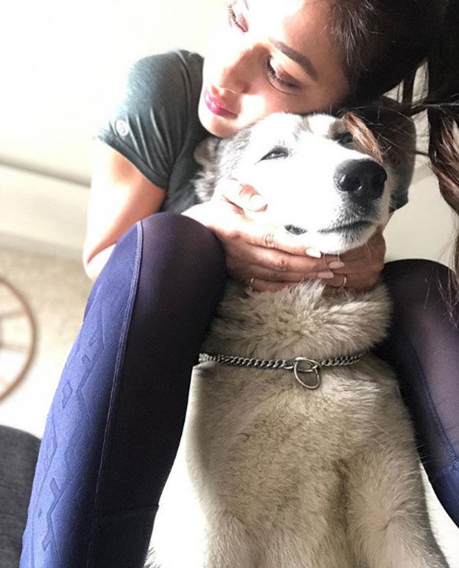 Mimi has a happy-go-lucky life with her dogs and they make for a really happy family.