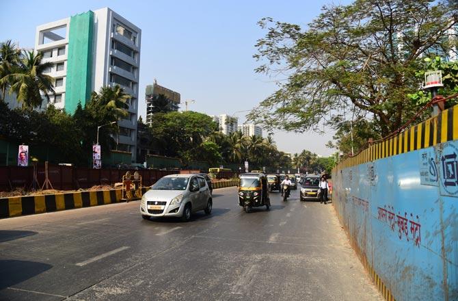 Flyover connecting Bandra East and West