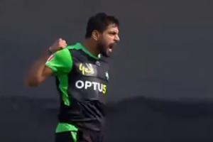 Pakistan's Haris Rauf's throat-cutting celebration sparks controversy!