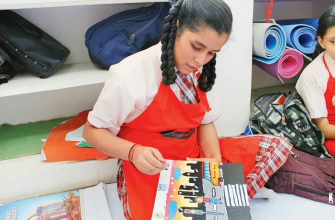 Painting their way to road safety