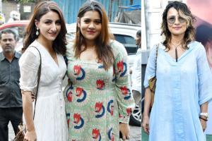 Soha Ali Khan, Shikha Talsania, Adhuna Bhabani at launch event