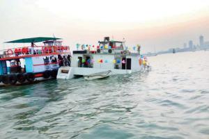Mumbai: 35 escape from sinking yacht in the Arabian Sea