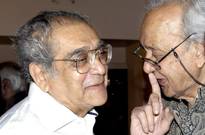 With artist S H Raza