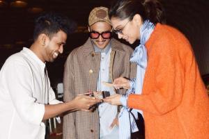 Watch: Deepika celebrates birthday with Ranveer Singh, fans at airport