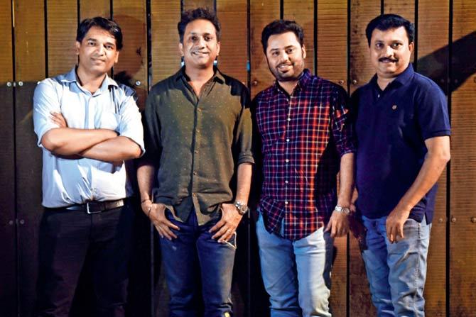 D Sandeep, Nitin Prakash Vaidya, Hemant Ruparel and Ranjit Thakur. PIC/ SATEJ SHINDE