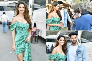 Malang promotions: Disha Patani looks pretty in her off-shoulder dress