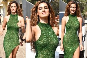 Malang: Disha Patani looks smoking hot in this thigh-high slit dress