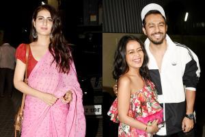Fatima Sana Shaikh, Neha Kakkar, Tahira Kashyap, Abhimanyu Dassani at Panga screening in Juhu