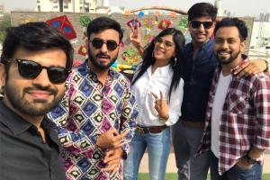 Team Affraa Taffri kickstart film promotions in Ahmadabad Image source: PR