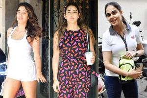 Janhvi Kapoor, Sara Ali Khan and Genelia Deshmukh hit the gym