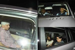 Inside Pictures: Bollywood celebrities visit Shabana Azmi at hospital