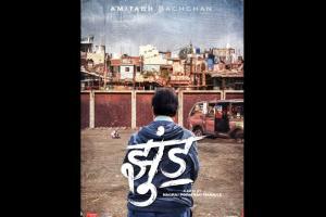 Amitabh Bachchan shares the first poster of Nagraj Manjule's Jhund