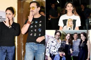 Kareena, Saif, Alaya F with dad, Pooja at Jawaani Jaaneman screening