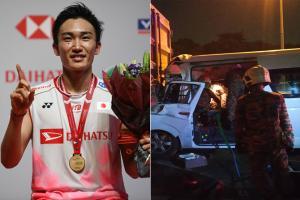 Badminton world number one Kento Momota hurt in Malaysia crash