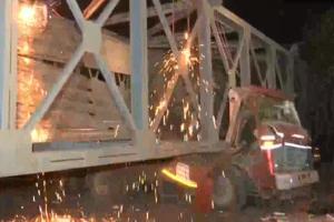 Mumbai: Under-construction FOB collapses in Mankhurd, two hurt