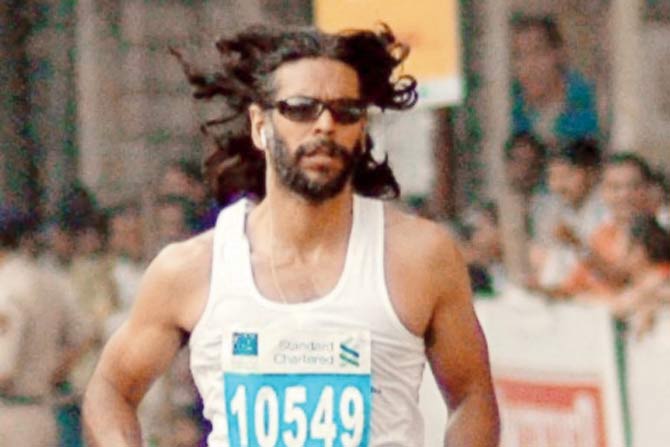 Running the Mumbai Marathon; 2007