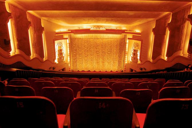 The interiors of Liberty Cinema