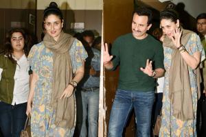 Saif Ali Khan and Kareena Kapoor Khan's movie date in Juhu