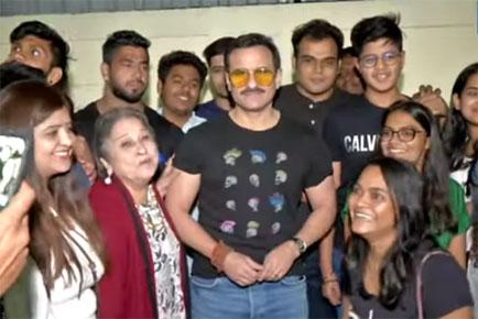 Saif Ali Khan and Kareena Kapoor attend Jawaani Jaaneman screening