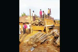 Forest team recovers teak wood worth Rs 15 lakh in surprise raid