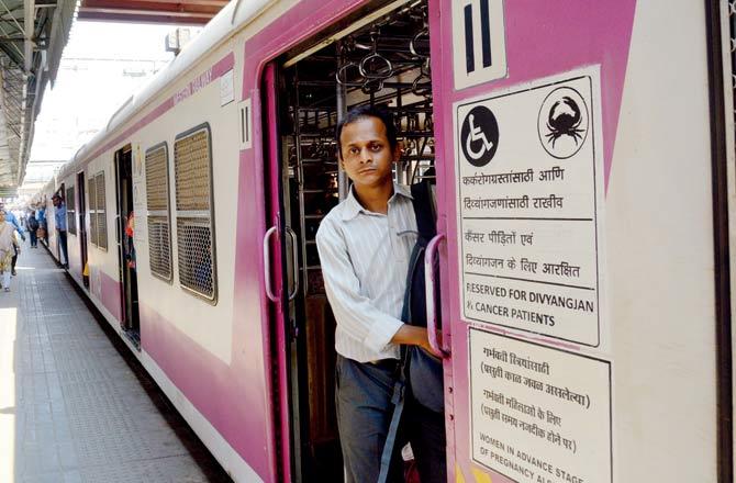 There has been a steep rise in unauthorised passengers taking reserved compartments. File pic