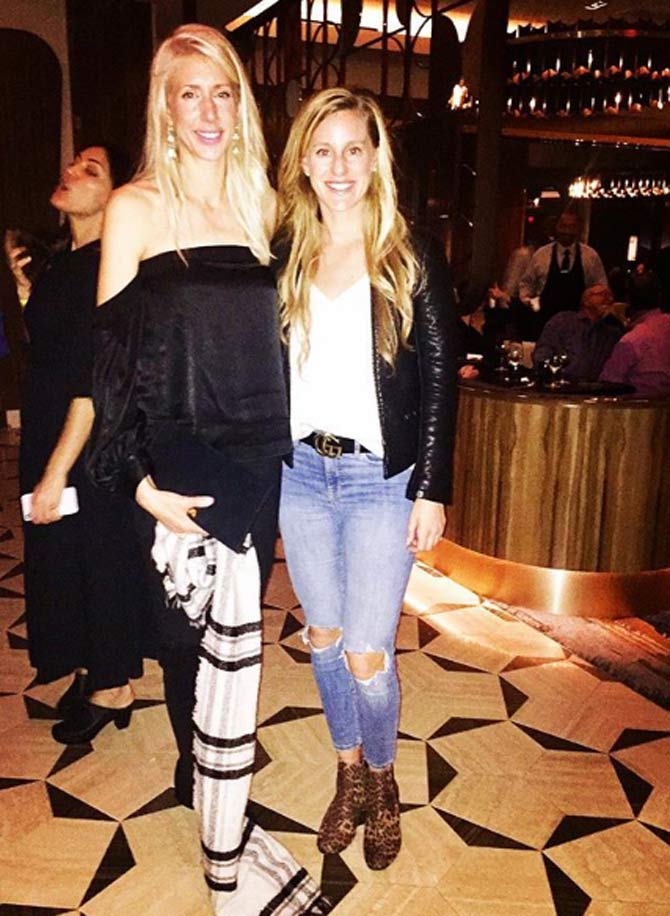 In picture: Alison Riske with her sister Sarah. She shared this picture and captioned it, 